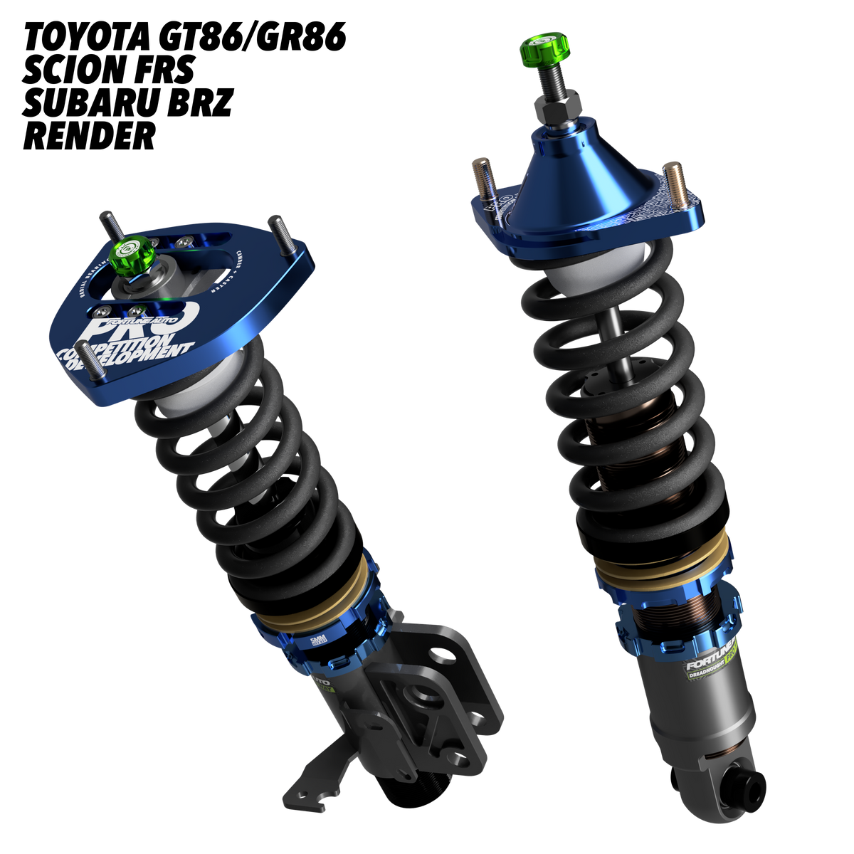 Nissan Skyline AWD/GTR (BNR32) 1989-1994 - Dreadnought PRO 1-Way Coilovers