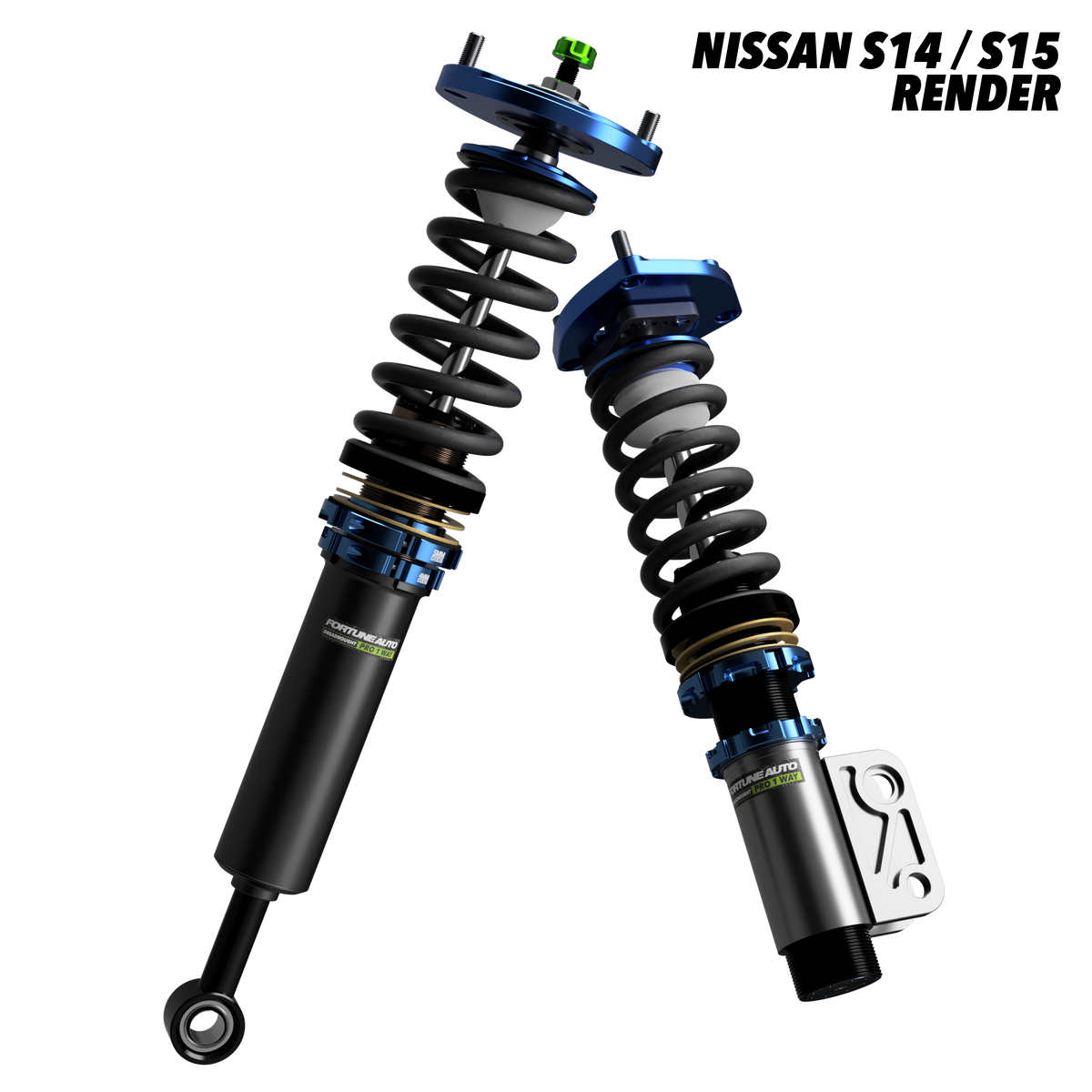 Nissan Silvia 240SX (S14/S15) 1995-2002 - Dreadnought PRO 1-Way Coilovers