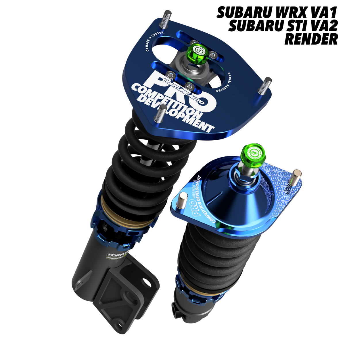 Subaru Impreza WRX STI (VA2) 2015-2021 - Dreadnought PRO 1-Way Coilovers