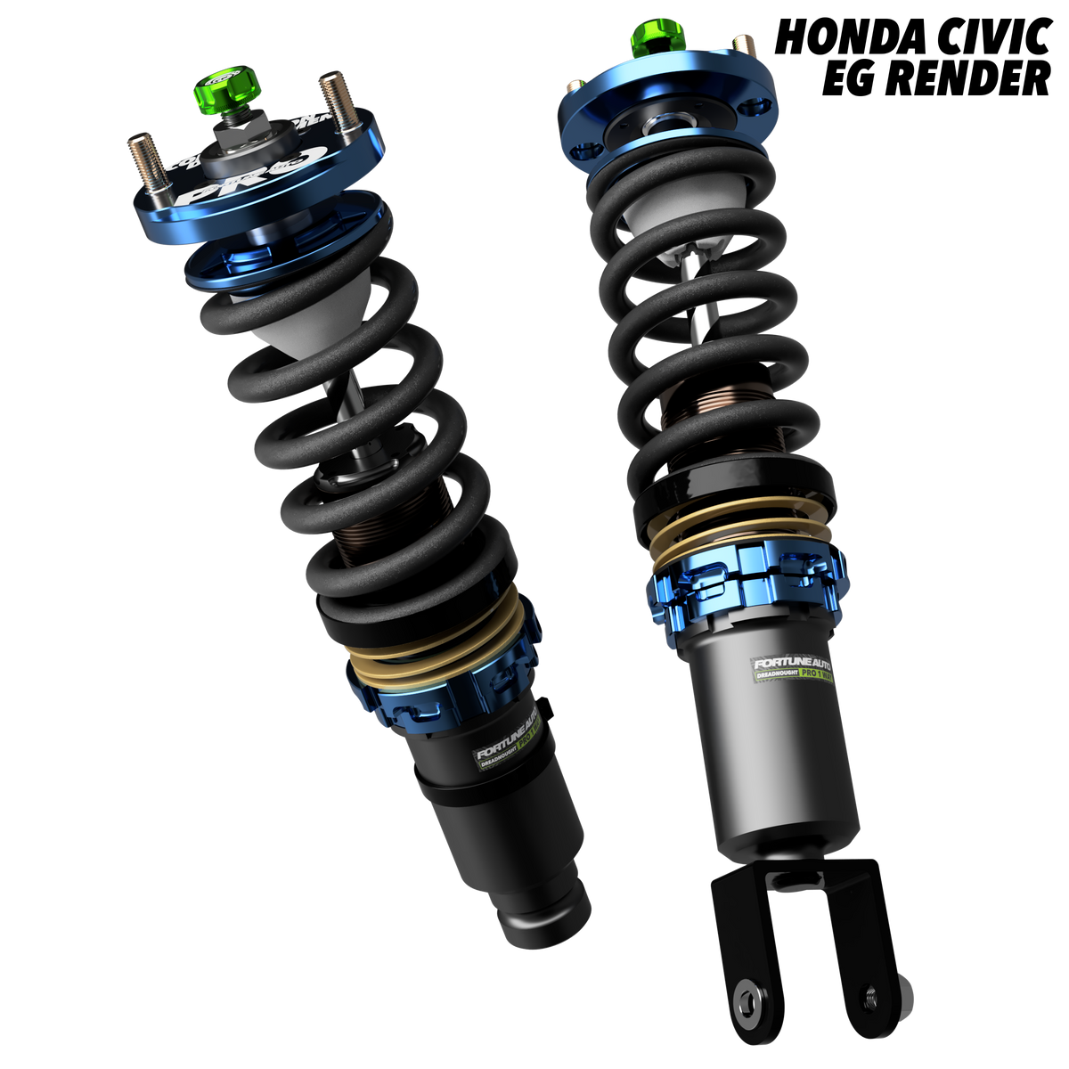 Honda Civic 5 (EG-USDM) 1992-1995 - Dreadnought PRO 1-Way Coilovers