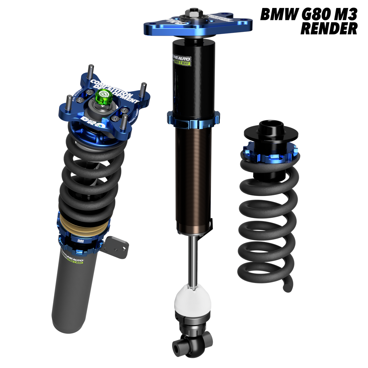 BMW M3 AWD (G80) 2021+ - Dreadnought PRO 1-Way Coilovers