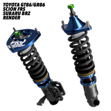 Subaru BRZ (ZD8) 2022+ - Dreadnought PRO 1-Way Coilovers