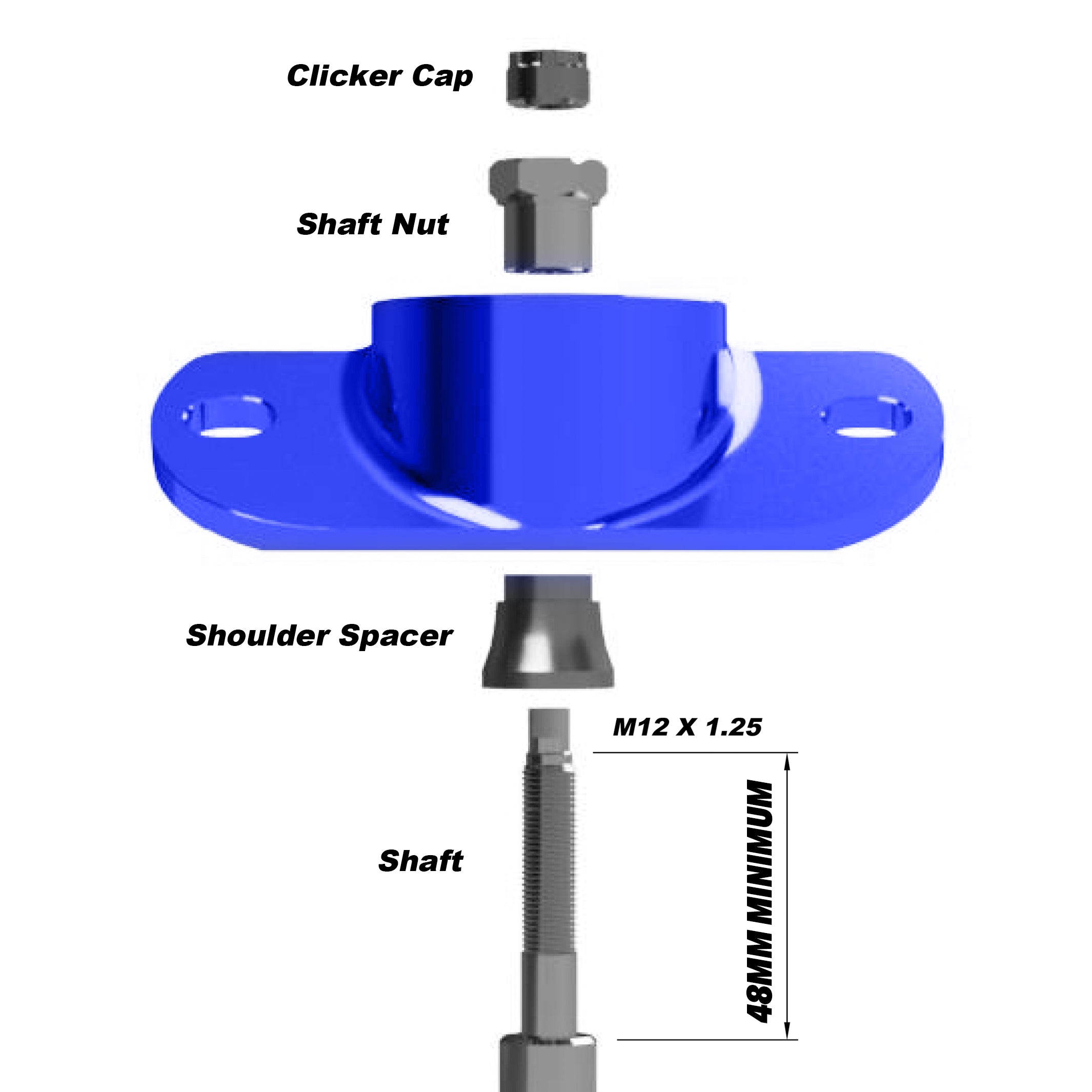 Fortune Auto PRO Reinforced Billet Upper Shock Mounts for GR Corolla (