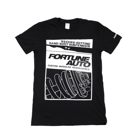 Fortune Auto Retro Record Setting - Black T shirt